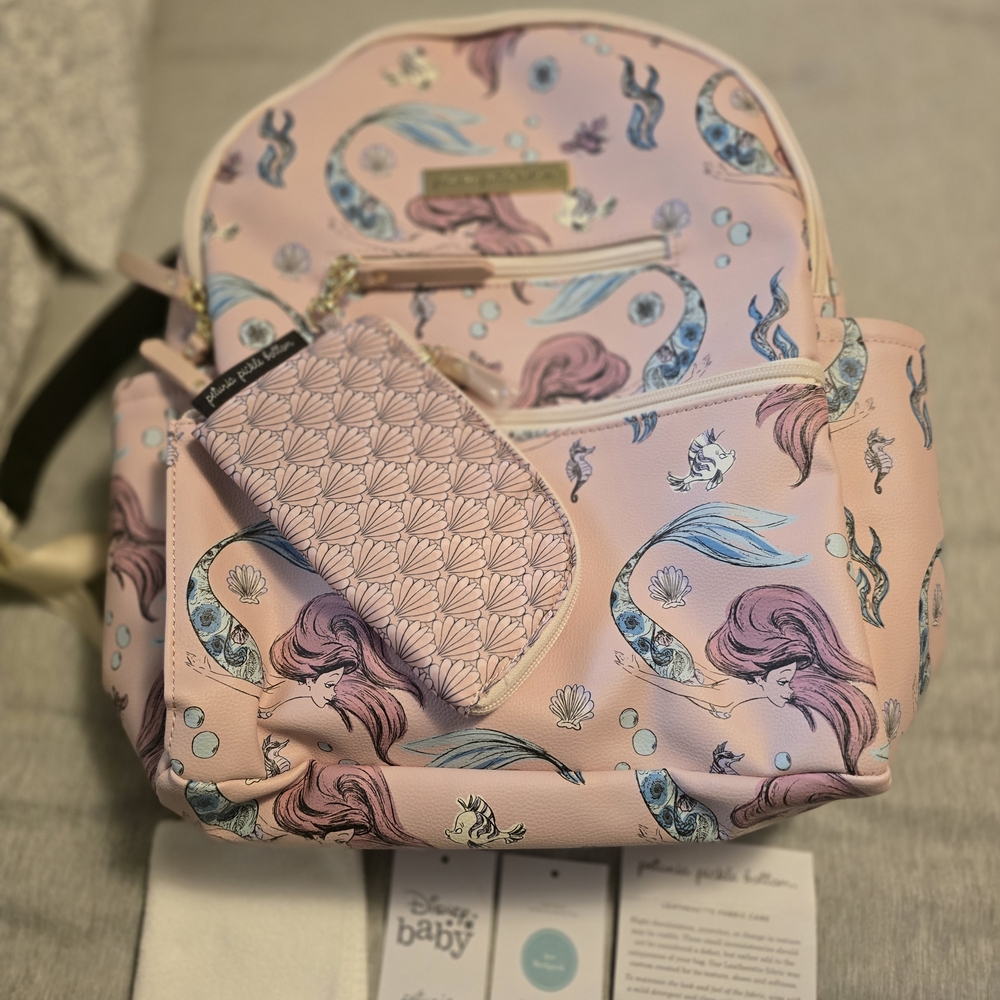 Petunia Pickle Bottom Pink Mermaid Backpack